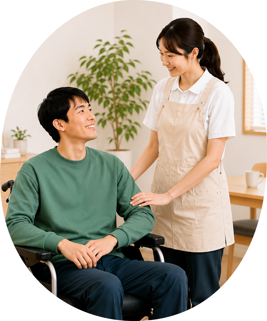 スタッフと利用者様